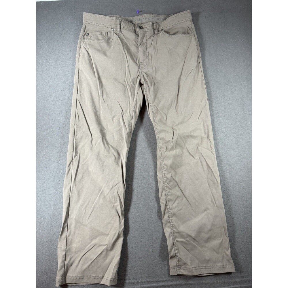 Prana Pants Mens 36x30 Brown Brion Slim Fit Nylon Stretch Hiking M4BN30312